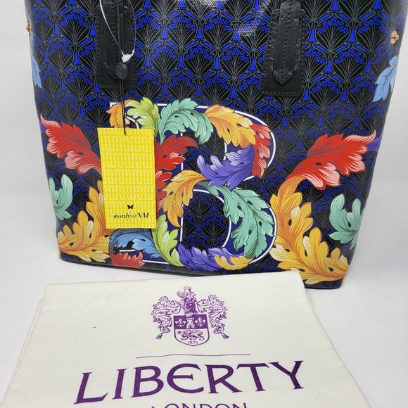 Liberty of London Alphabet Collection "B" Letter Marlborough Tote Bag - Picture 2 of 7